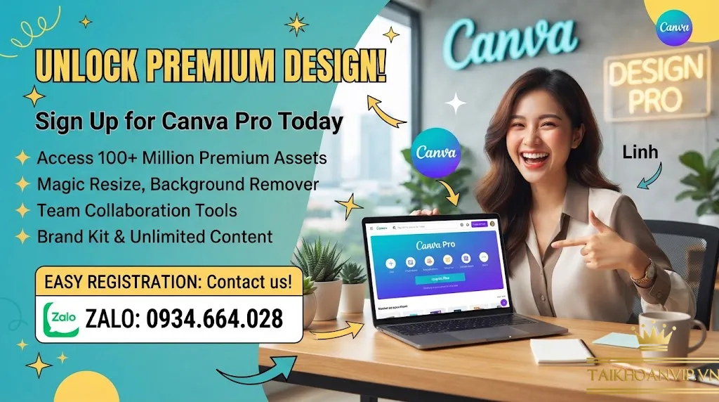 cách đăng ký tài khoản canva pro