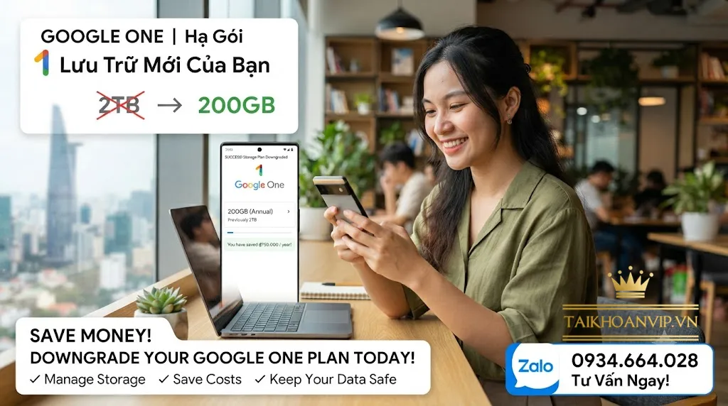 cách hạ gói google one