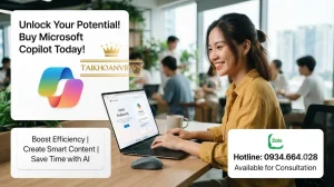 Mua Copilot Chính Hãng Giá Rẻ | Copilot Pro Bản Quyền Microsoft