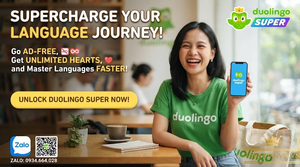 mua duolingo super giá rẻ
