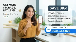 Cách Mua Google One Giá Rẻ Uy Tín, Chính Chủ Mới Nhất