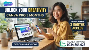Mua Canva Pro 3 Tháng Giá Rẻ Chỉ 49K Chính Chủ