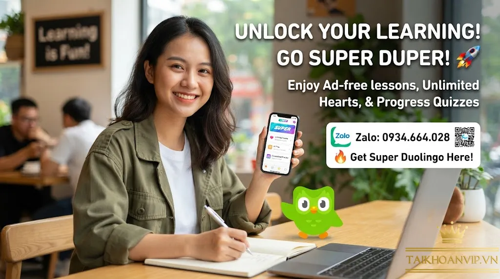 mua tài khoản duolingo super giá rẻ