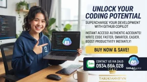 Mua Tài Khoản GitHub Copilot Chính Hãng Giá Tốt 2026
