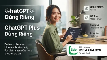 Mua ChatGPT Plus dùng riêng giá rẻ, kích hoạt nhanh 24/7