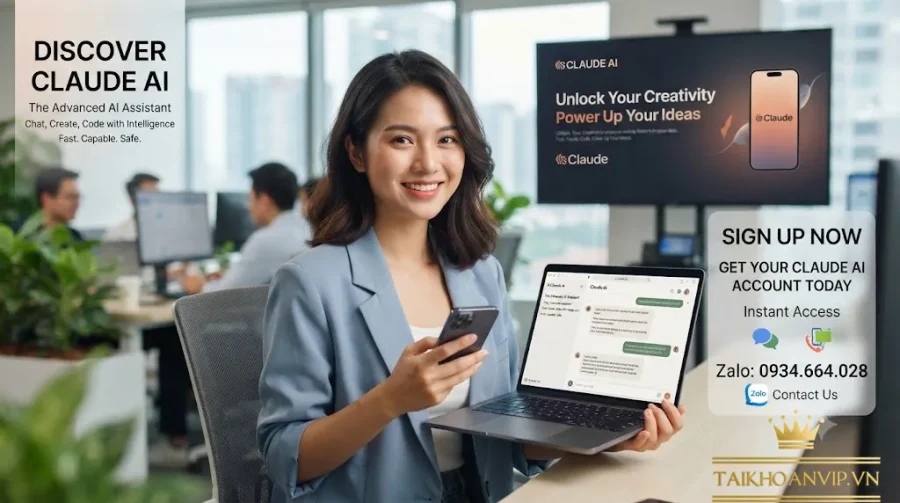 Tài khoản Claude AI chính hãng | Claude Pro, Max, Code giá tốt