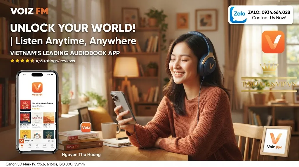 Mua Sách Nói Voiz FM Premium Giá Rẻ, Uy Tín Chất Lượng