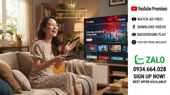 Mua YouTube Premium TV Xem Video Không Quảng Cáo Giá Chỉ Từ 20K