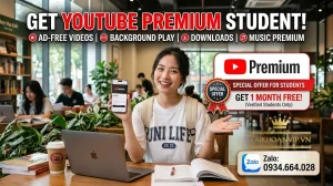 Mua YouTube Premium sinh viên giá tốt | Hướng dẫn chi tiết