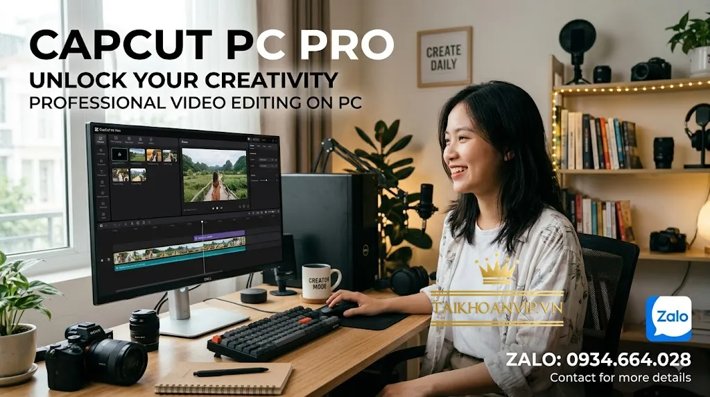 Mua capcut pc pro
