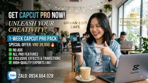 Meta Title: Gói CapCut Pro 1 Tuần Giá Rẻ Chỉ 25K