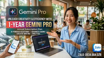 Mua Gemini Pro 1 năm giá chỉ 350K – Rẻ 10 lần so với trên app