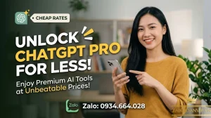 ChatGPT Pro giá rẻ – Mua tài khoản ChatGPT uy tín