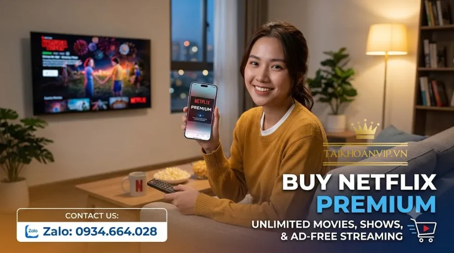 Mua Netflix Premium giá rẻ – Tài khoản Netflix chính hãng