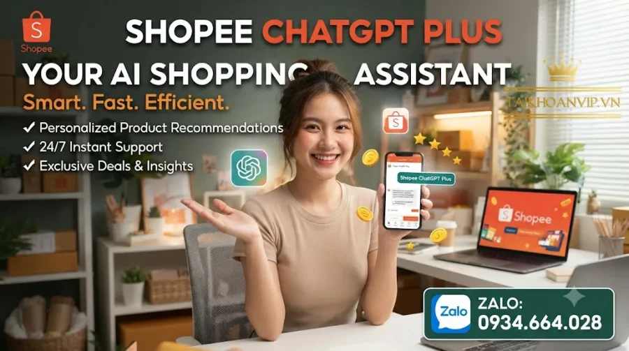 Shopee ChatGPT Plus: Cách mua an toàn, giá hợp lý