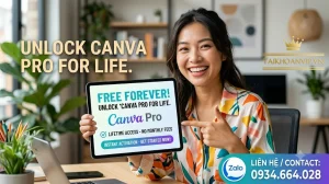 Canva Pro miễn phí trọn đời: Có thật không? Cách dùng an toàn