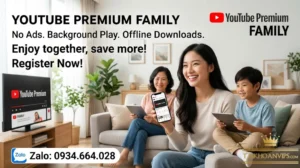 Đăng ký YouTube Premium gia đình giá tốt