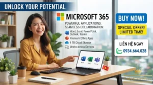Mua Microsoft 365 Giá Rẻ Chỉ 35K/Tháng