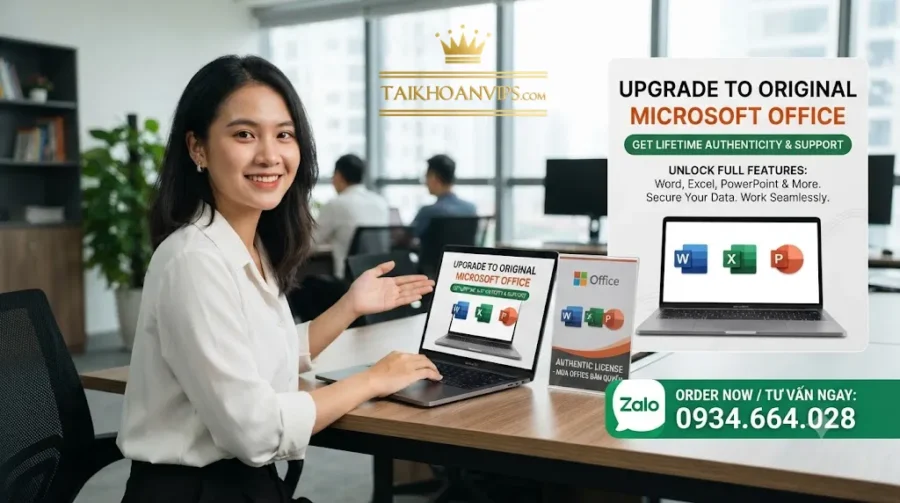 Mua Office Bản Quyền Giá Rẻ Chỉ 239K/Năm